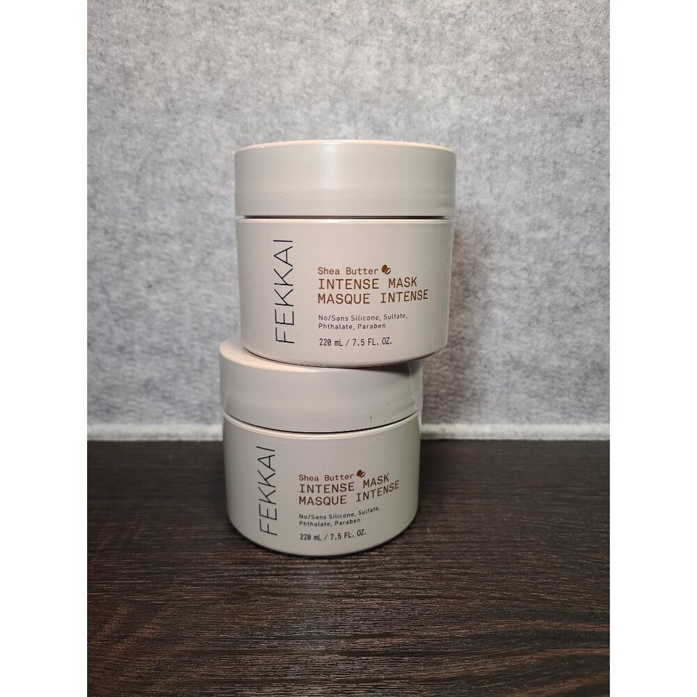 NEW FEKKAI Shea Butter Intense Mask Bundle of 2 - Unopened